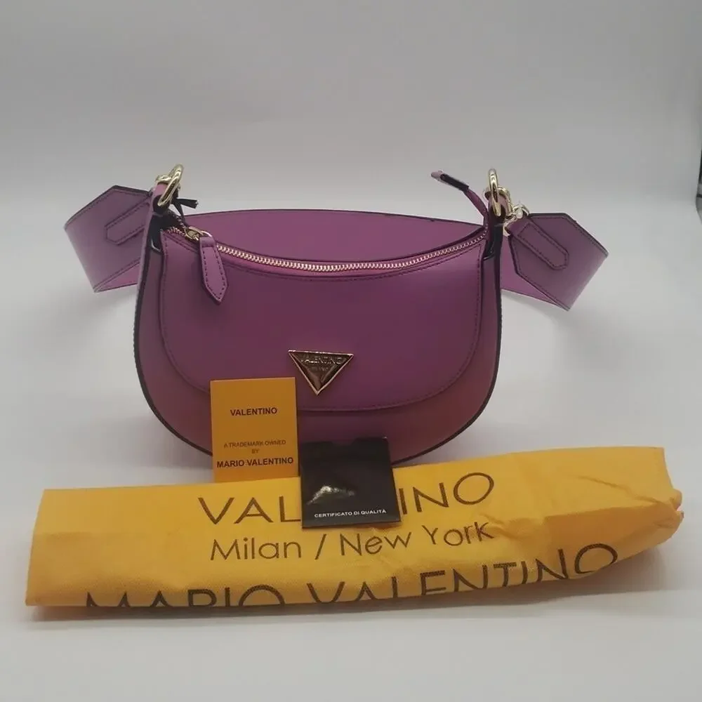 Valentino By Mario Valentino Genuine Leather Crossbody Made In Italy NWT